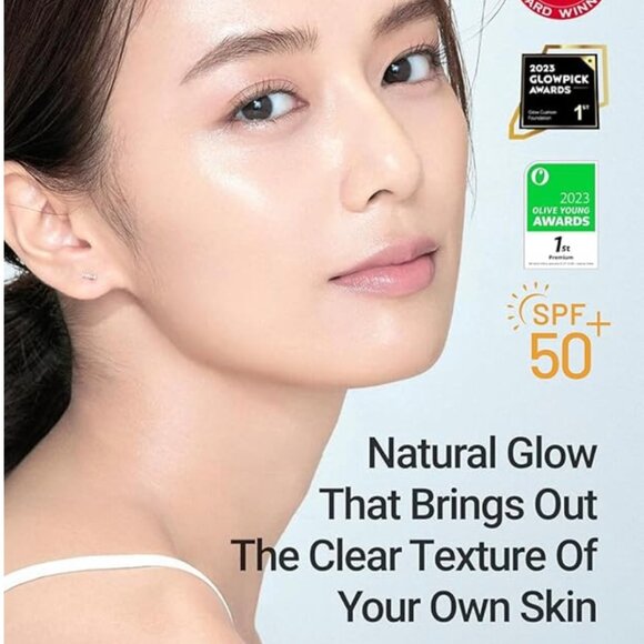 NEW Jungsaemmool Essential Skin Cushion Cream Foundation Shade 06 Pink Light - Picture 3 of 7